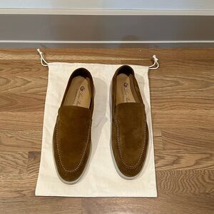 Loro Piana Summer Walk Loafers. Tan Color. Men’s 44.